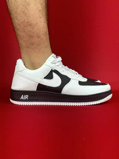 Nike air force 1 branco com preto nacional s