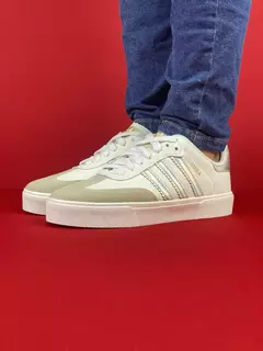 Adidas samba branco prata nacional s - comprar online