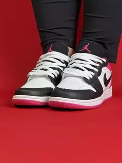 Air Jordan 1 Low Pink com Preto e Branco Nacional S - comprar online