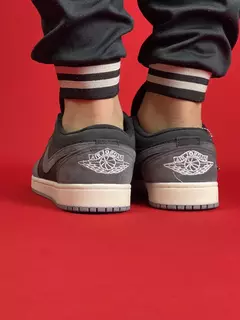 Air Jordan 1 Low Grafite Sola Branca Nacional S na internet