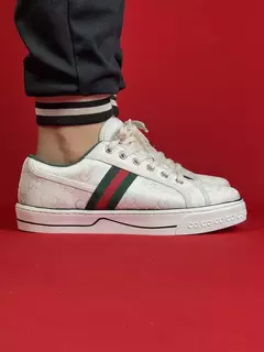 Gucci sapatenis 1977 gg bege claro