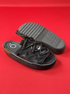 nike chinelo slide todo preto marrom nacional premium