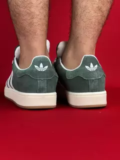 Adidas campus verde escuro com branco nacional premium na internet