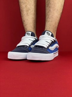 Vans Knu azul branco Nacional S - comprar online