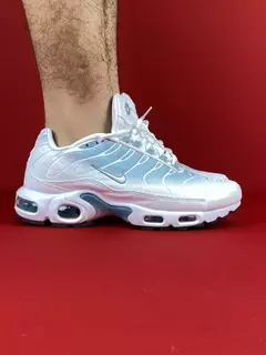 Nike tn plus branco azul importado