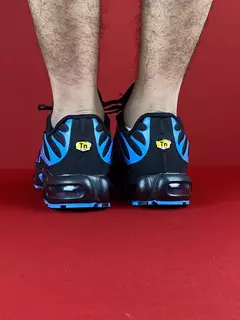 Nike tn plus preto azul importado na internet