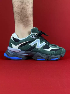 New balance 9060 verde branco azul nacional premium