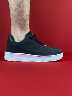 Nike air force 1 preto branco nacional s