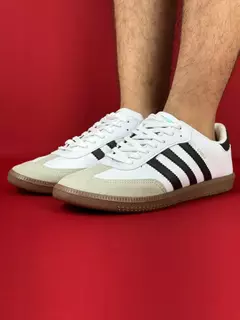 Adidas samba branco preto nacional s - comprar online