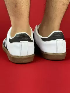 Adidas samba branco preto nacional s na internet