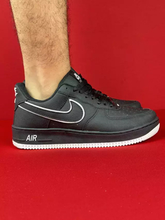 Nike air force 1 preto branco nacional s