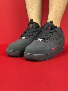 Nike air force 1 preto vermelho nacional s - comprar online