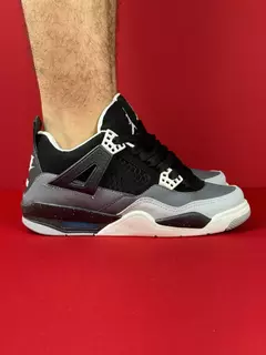 Nike Air Jordan 4 cinza preto Nacional S