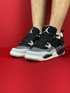 Nike Air Jordan 4 cinza preto Nacional S - comprar online