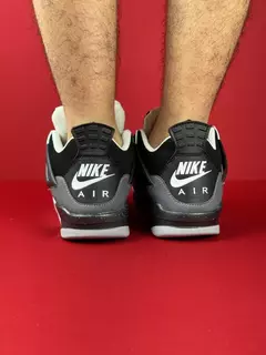 Nike Air Jordan 4 cinza preto Nacional S na internet