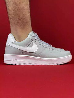 Nike air force 1 cinza branco nacional s