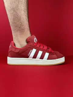 Adidas campus 00s vermelho branco nacional s