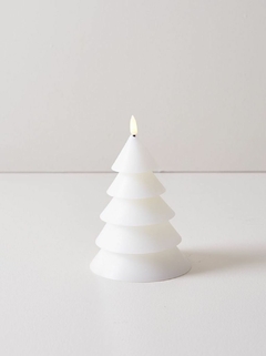 Vela led Tree blanca