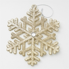 Snowflake Champagne 15cm