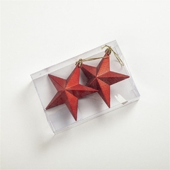 Set x2 Estrellas Colgantes rojo - comprar online