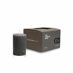 Vela Votiva x4 Black Vetiver