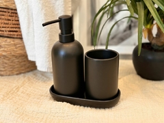 Set de baño Black Resine - comprar online