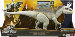 Indominus Rex Jurassic World Camouflage 'n Battle Dinosaur, Figure with Lights, Sounds & Motion - Mattel