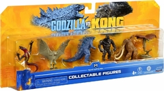 Godzilla vs Kong Monsterverse paquete de minifiguras de 6 piezas ( Skull Crawler - Hellhawk - Godzilla - Kong - Behemoth - Warbat - comprar online
