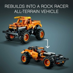 LEGO TECHNIC (42135) Monster Jam El Toro Loco !! Juguete de construcción de camión a todoterreno 2 en 1 247 Piezas !! - MarketDigital