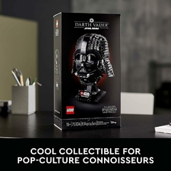 LEGO Star Wars Darth Vader Casco 75304 Set, Kit de Modelo de Exhibición de Máscara para Construir - tienda online