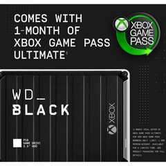 Imagen de Disco Rígido Gamer Wd 5tb Wd_black P10 Xbox One Serie X - S
