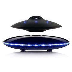 Parlante Ovni Bluetooth levitante base luces Led magnético