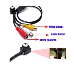 Mini cámara de vigilancia Tornillo CCTV Hd audio video - MarketDigital