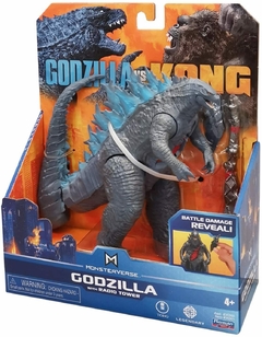Godzilla vs Kong 2021 Figura de acción Godzilla con Torre de radio - MarketDigital