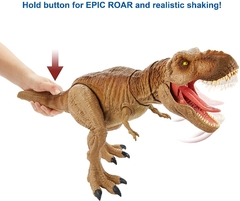 Tiranosaurio Rex Epic Roarin Jurassic World Campo Cretácico Primal Attack - tienda online