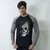 MANGA LONGA RAGLAN PRETA - SMOKE SKULL