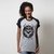 CAMISETA RAGLAN CINZA - VIKING SKULL