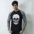 MANGA LONGA RAGLAN PRETA - BLACK SKULL