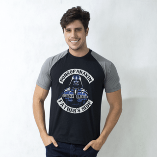 CAMISETA RAGLAN PRETA - SONS OF ANAKIN