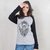 MANGA LONGA RAGLAN CINZA - ELEPHANT