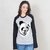 MANGA LONGA RAGLAN CINZA - PANDA