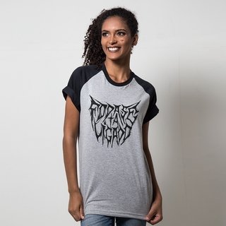 CAMISETA RAGLAN CINZA - TÁ LIGADO