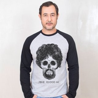 MANGA LONGA RAGLAN CINZA - RAUL