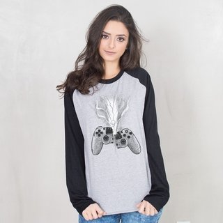 MANGA LONGA RAGLAN CINZA - GOLPEAR