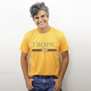 CAMISETA MOSTARDA - TROPIC