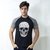 CAMISETA RAGLAN PRETA - BLACK SKULL