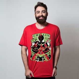 CAMISETA VERMELHA - LIKE A VILLAIN