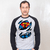 MANGA LONGA RAGLAN CINZA - SUPER JORDAN