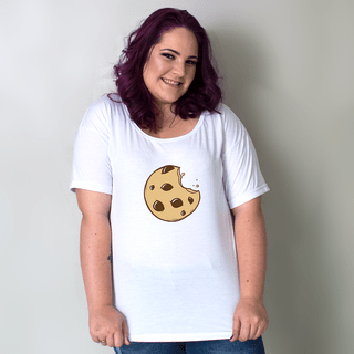 CAMISETA BRANCA - COOKIE CARTOON