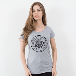 CAMISETA CINZA - SOUTH RAMONES